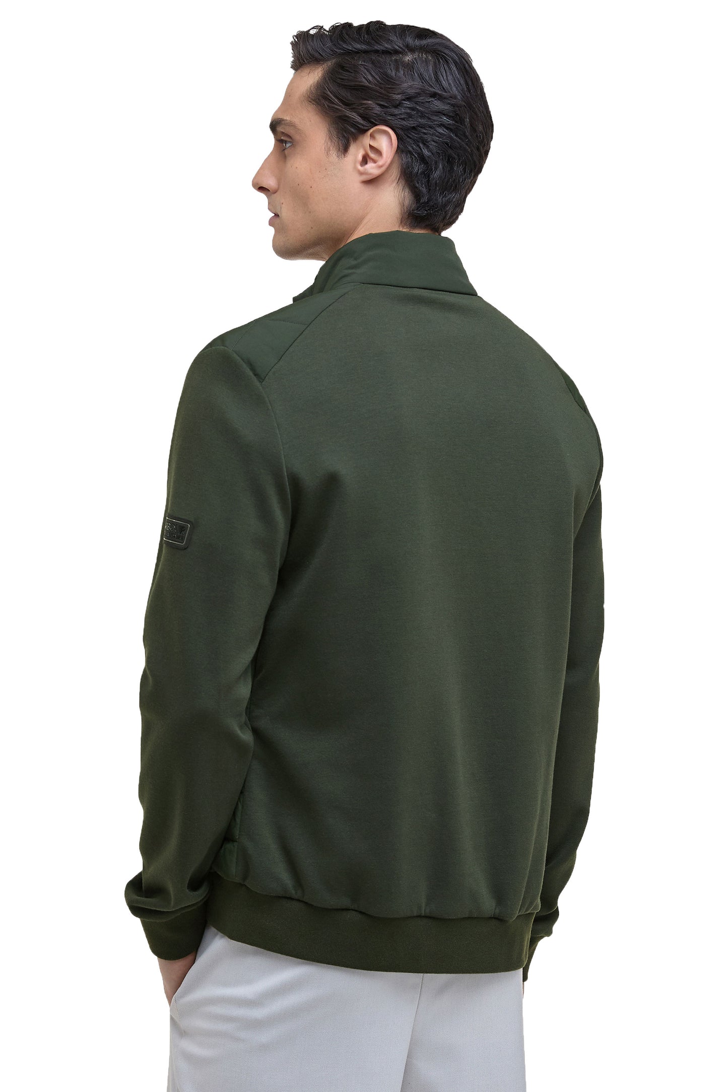 BARBOUR INTERNATIONAL COLLINS QUILTED JACKET SAGE