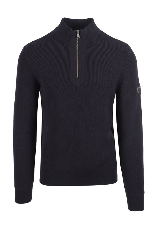 BARBOUR INTERNATIONAL CRAWLEY FUNNEL JUMPER | BLACK