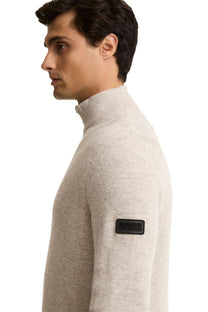 BARBOUR INTERNATIONAL CRAWLEY FUNNEL JUMPER | CONCRETE
