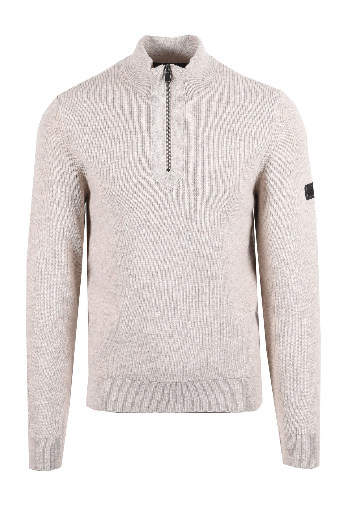BARBOUR INTERNATIONAL CRAWLEY FUNNEL JUMPER | CONCRETE