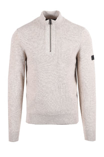 BARBOUR INTERNATIONAL CRAWLEY FUNNEL JUMPER | CONCRETE