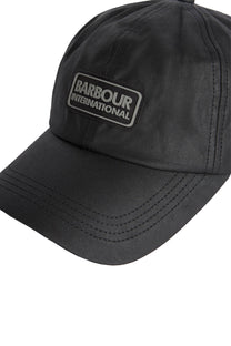 BARBOUR INTERNATIONAL DUKE CAP BLACK Barbour International Michael Stewart Menswear  Caps
