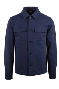 BARBOUR INTERNATIONAL ESH OVERSHIRT OXFORD BLUE Barbour International Michael Stewart Menswear