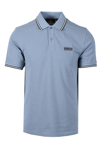 BARBOUR INTERNATIONAL EVAN POLO POWDER BLUE Barbour International Michael Stewart Menswear  Polo Shirts