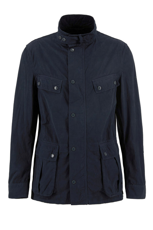 BARBOUR INTERNATIONAL GARMENT DYED CASUAL JACKET NAVY