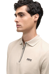 BARBOUR INTERNATIONAL MARSHALL LONG SLEEVE POLO MIST Barbour International