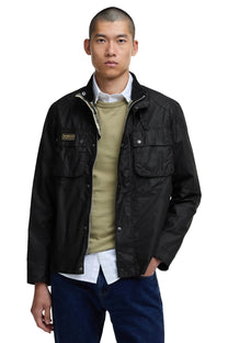 BARBOUR INTERNATIONAL MERTON WAX JACKET BLACK Barbour International