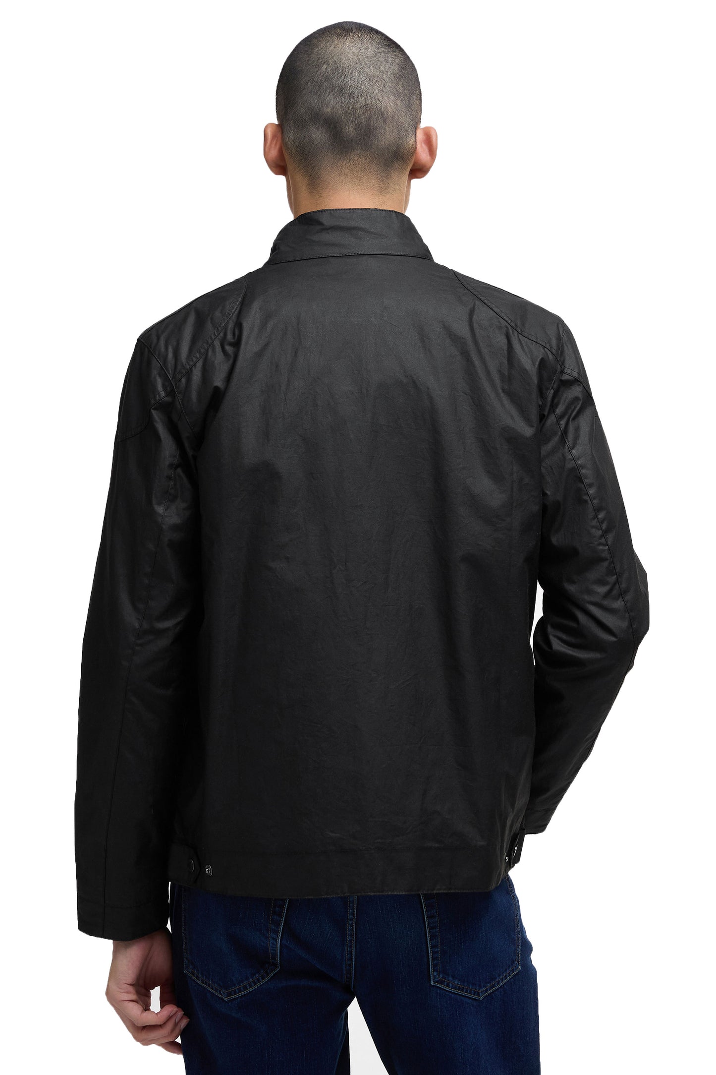 BARBOUR INTERNATIONAL MERTON WAX JACKET BLACK