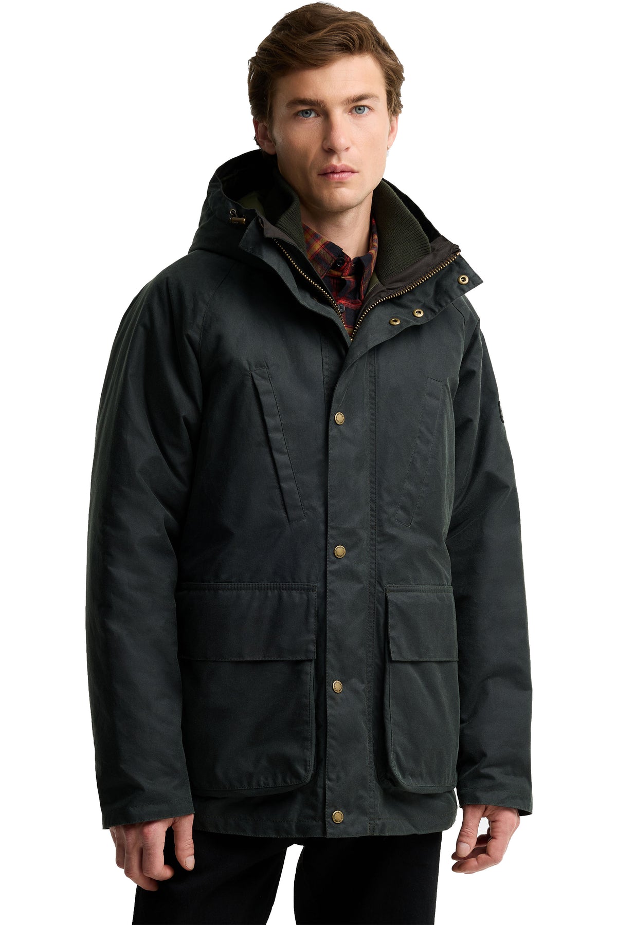 BARBOUR INTERNATIONAL OAKDALE WAX JACKET | SAGE
