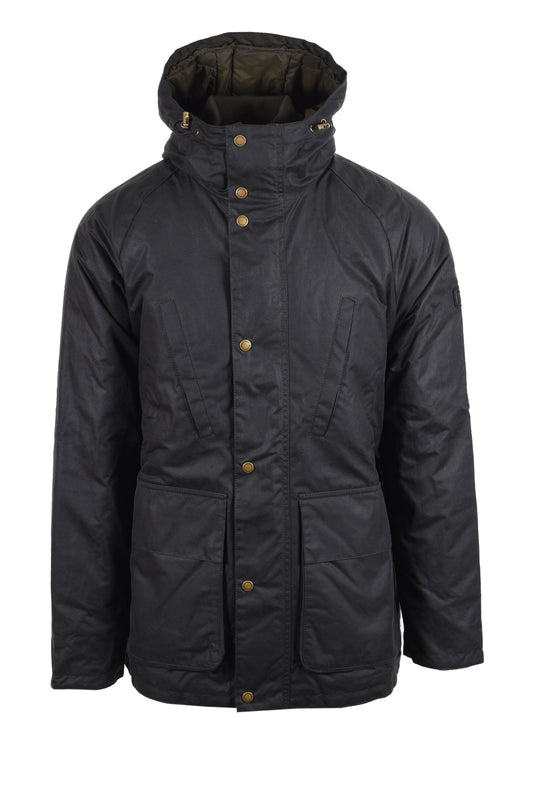 BARBOUR INTERNATIONAL OAKDALE WAX JACKET | SAGE