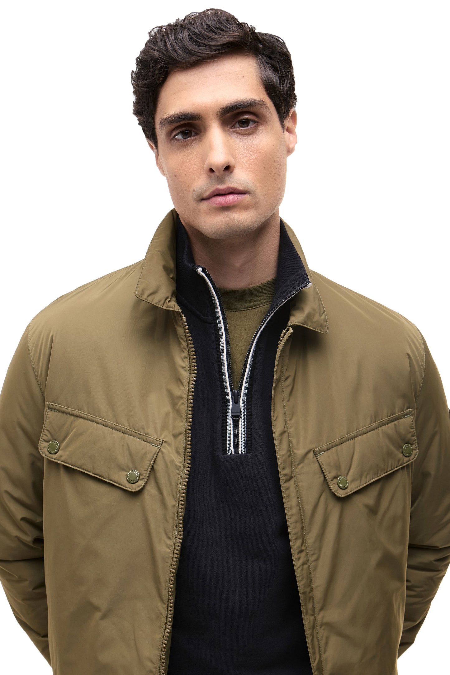 BARBOUR INTERNATIONAL PADDED ARIEL JACKET LIGHT SAGE