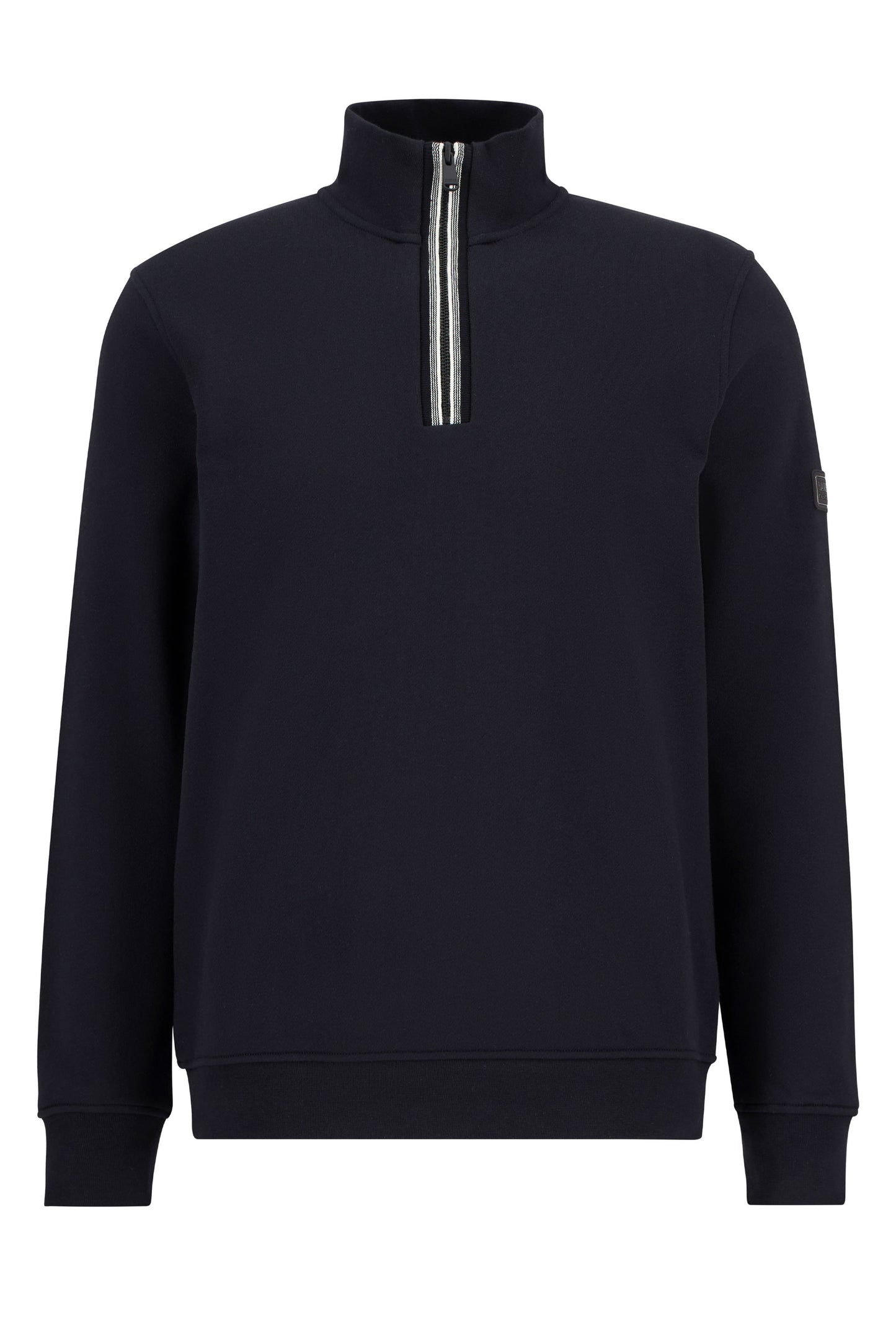 BARBOUR INTERNATIONAL RUFFORTH HALF ZIP BLACK