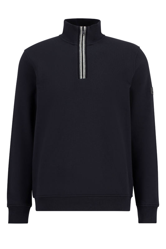 BARBOUR INTERNATIONAL RUFFORTH HALF ZIP BLACK