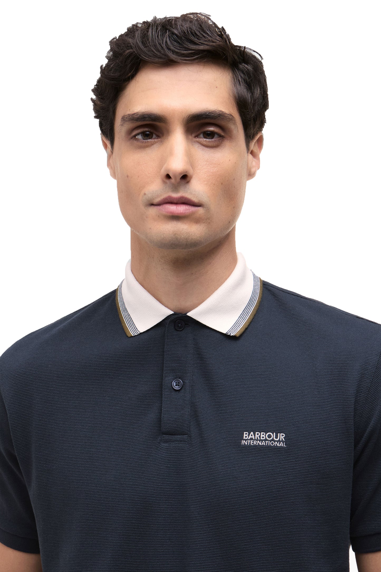 BARBOUR INTERNATIONAL VASE POLO NAVY