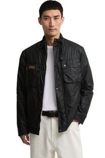 BARBOUR INTERNATIONAL WINTER MERTON JACKET BLACK Barbour International Michael Stewart Menswear  Jackets