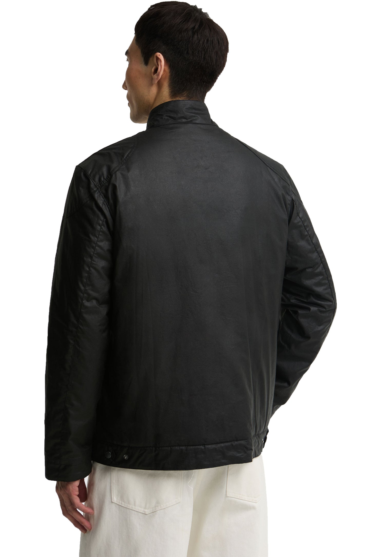 BARBOUR INTERNATIONAL WINTER MERTON JACKET BLACK Barbour International Michael Stewart Menswear  Jackets