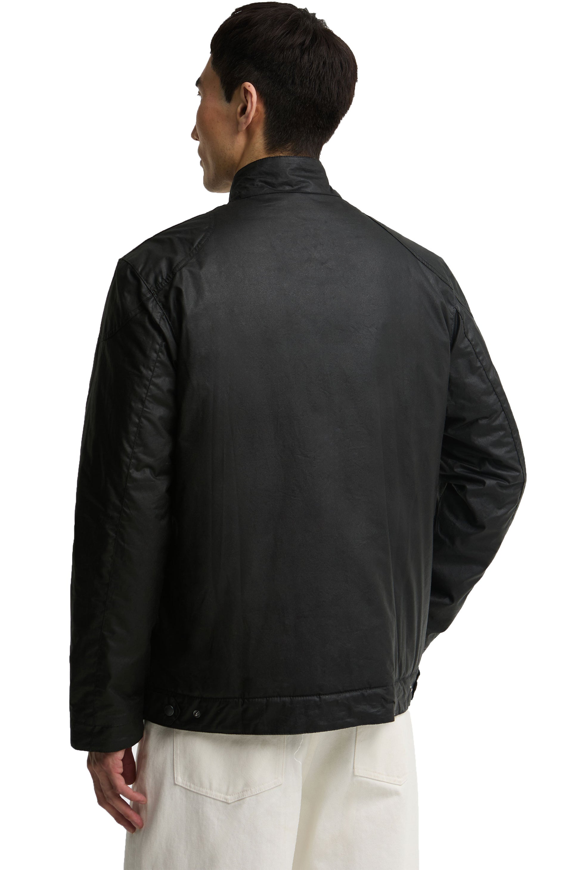 BARBOUR INTERNATIONAL WINTER MERTON JACKET BLACK Barbour International Michael Stewart Menswear  Jackets