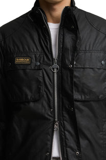 BARBOUR INTERNATIONAL WINTER MERTON JACKET BLACK Barbour International Michael Stewart Menswear  Jackets