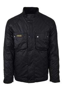 BARBOUR INTERNATIONAL WINTER MERTON JACKET BLACK Barbour International Michael Stewart Menswear  Jackets