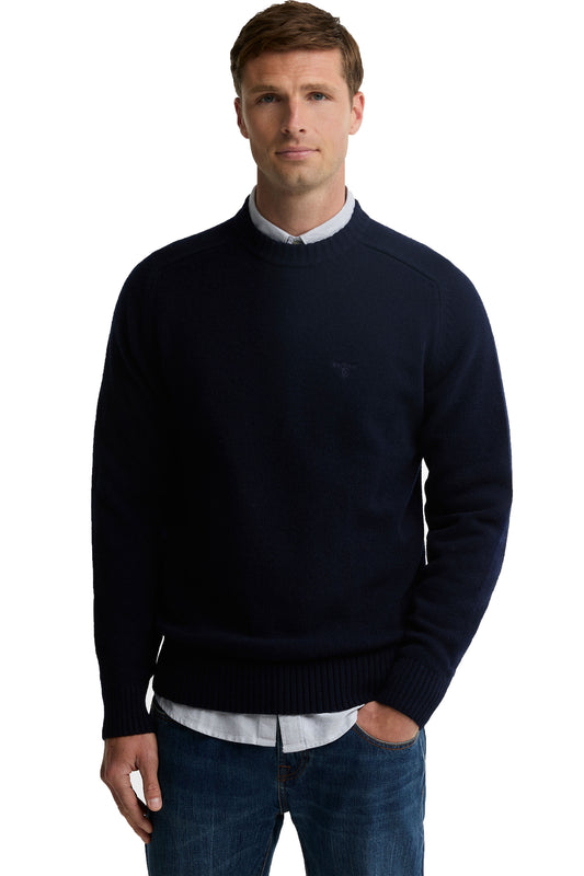 BARBOUR NEWTON CREW NECK SWEATSHIRT | NAVY