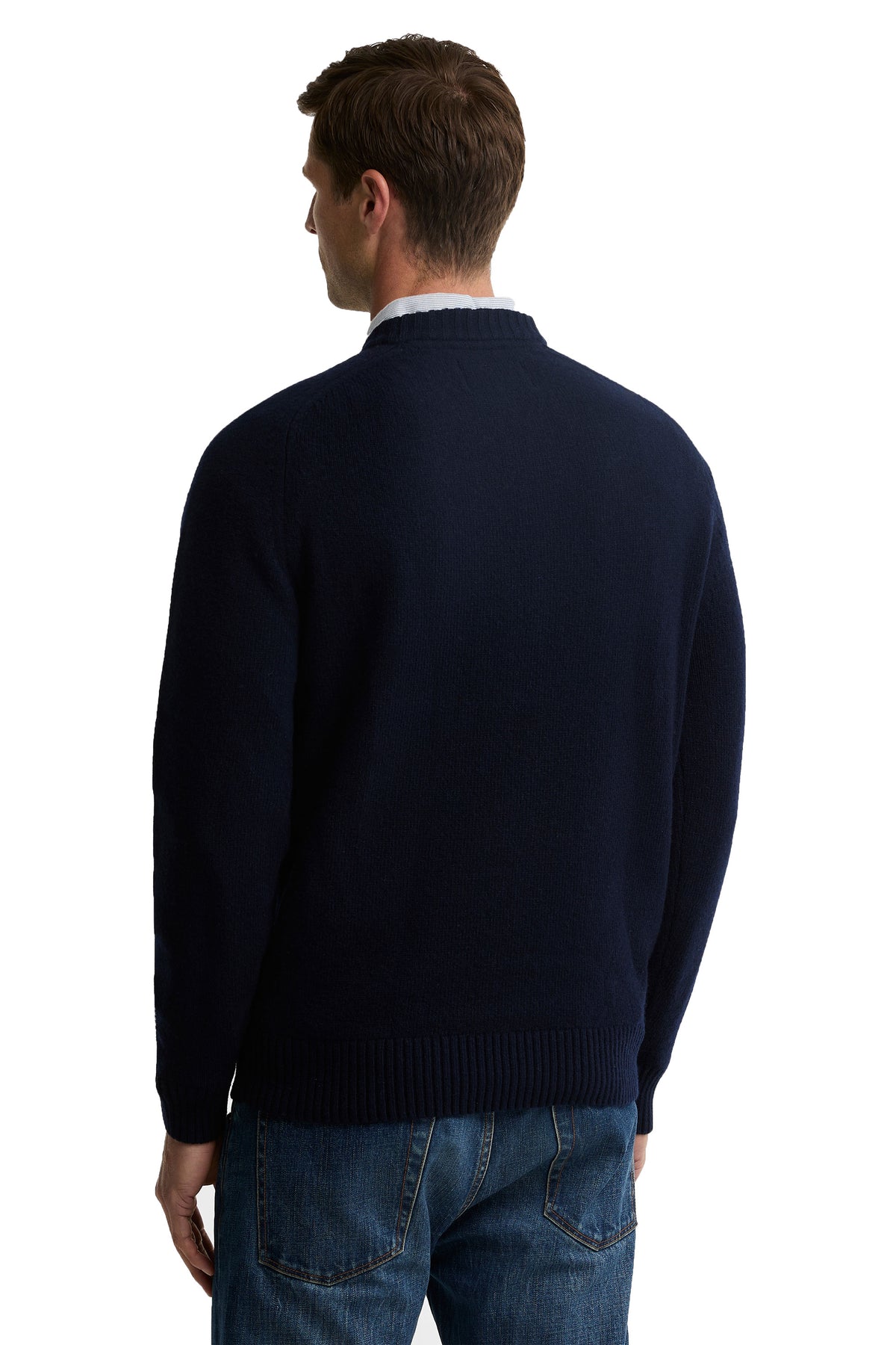 BARBOUR NEWTON CREW NECK SWEATSHIRT | NAVY