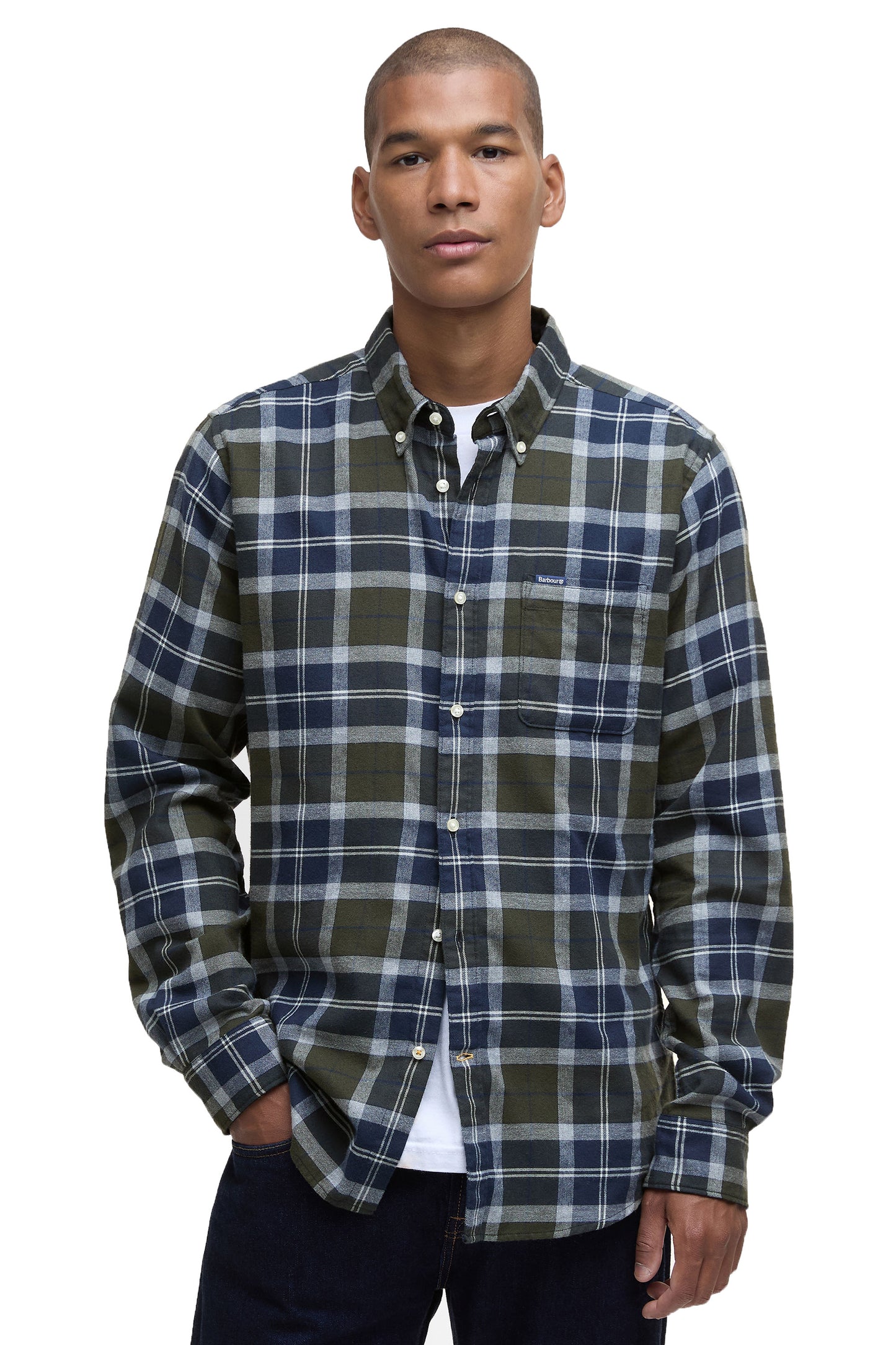 BARBOUR RASAY SHIRT FERNWOOD TARTAN