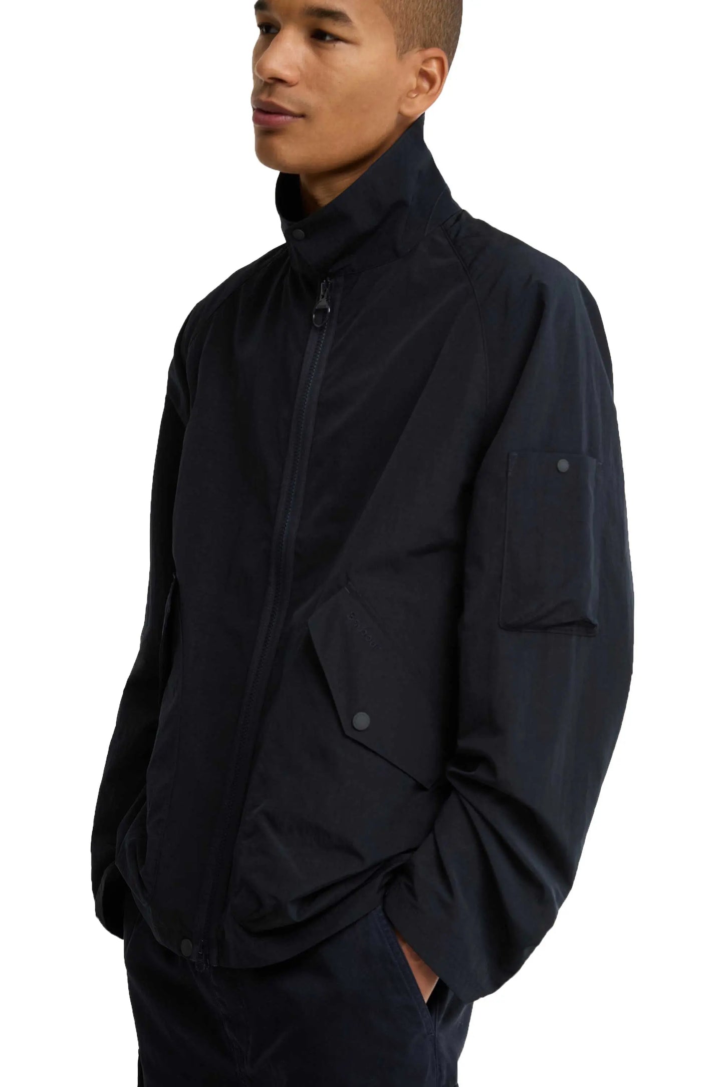 BARBOUR RE-ENGINEERED CASUAL JACKET DARK NAVY Barbour Michael Stewart Menswear