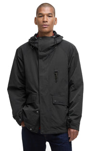 BARBOUR RIG SHOWERPROOF JACKET BLACK Barbour