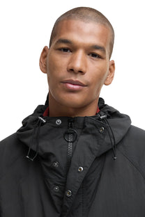 BARBOUR RIG SHOWERPROOF JACKET BLACK Barbour