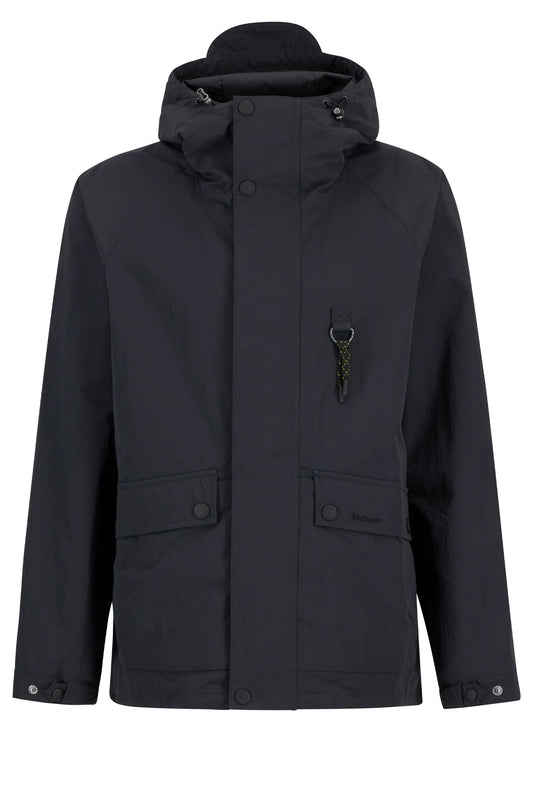 BARBOUR RIG SHOWERPROOF JACKET BLACK