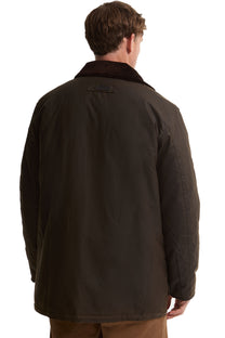 BARBOUR SANDALE WAX JACKET OLIVE Barbour Michael Stewart Menswear  Jackets