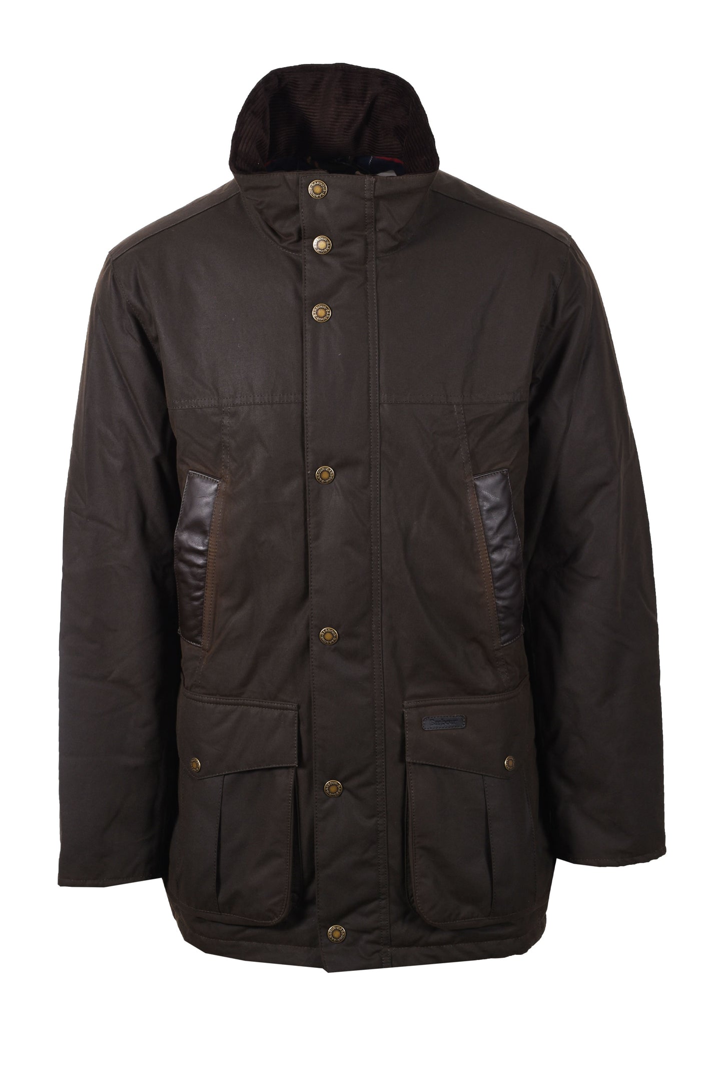 BARBOUR SANDALE WAX JACKET OLIVE Barbour Michael Stewart Menswear  Jackets