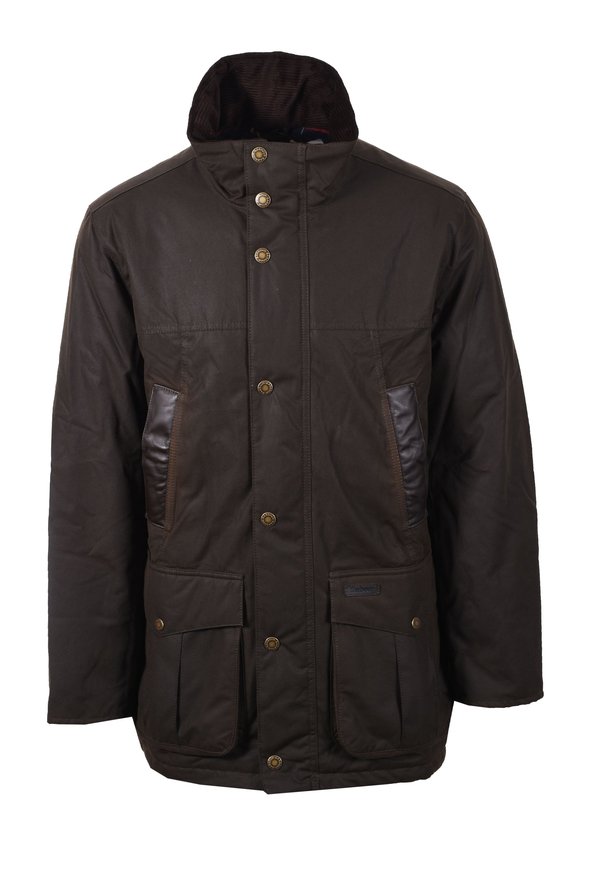 BARBOUR SANDALE WAX JACKET OLIVE Barbour Michael Stewart Menswear  Jackets