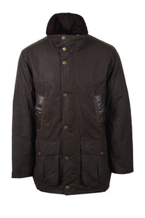 BARBOUR SANDALE WAX JACKET OLIVE Barbour Michael Stewart Menswear  Jackets