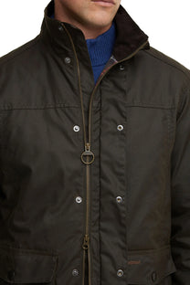 BARBOUR SANDER WAX JACKET OLIVE Barbour