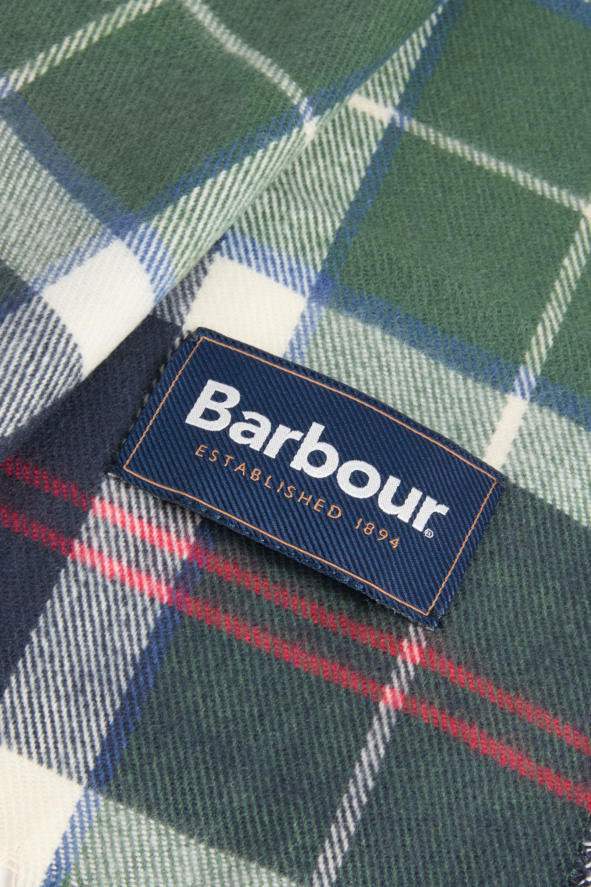 BARBOUR SWINTON & GALLINGALE GIFTSET EVERGREEN TARTAN Barbour Michael Stewart Menswear  Beanie & Scarf Set