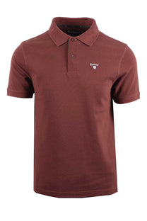 BARBOUR TARTAN PIQUE POLO BURNT PEPPER Barbour Michael Stewart Menswear