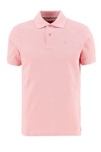 BARBOUR TARTAN PIQUE POLO MINERAL PINK Barbour