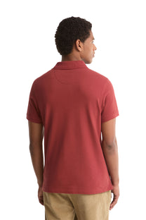 BARBOUR TARTAN PIQUE POLO RUSSET Barbour Michael Stewart Menswear  Polo Shirts