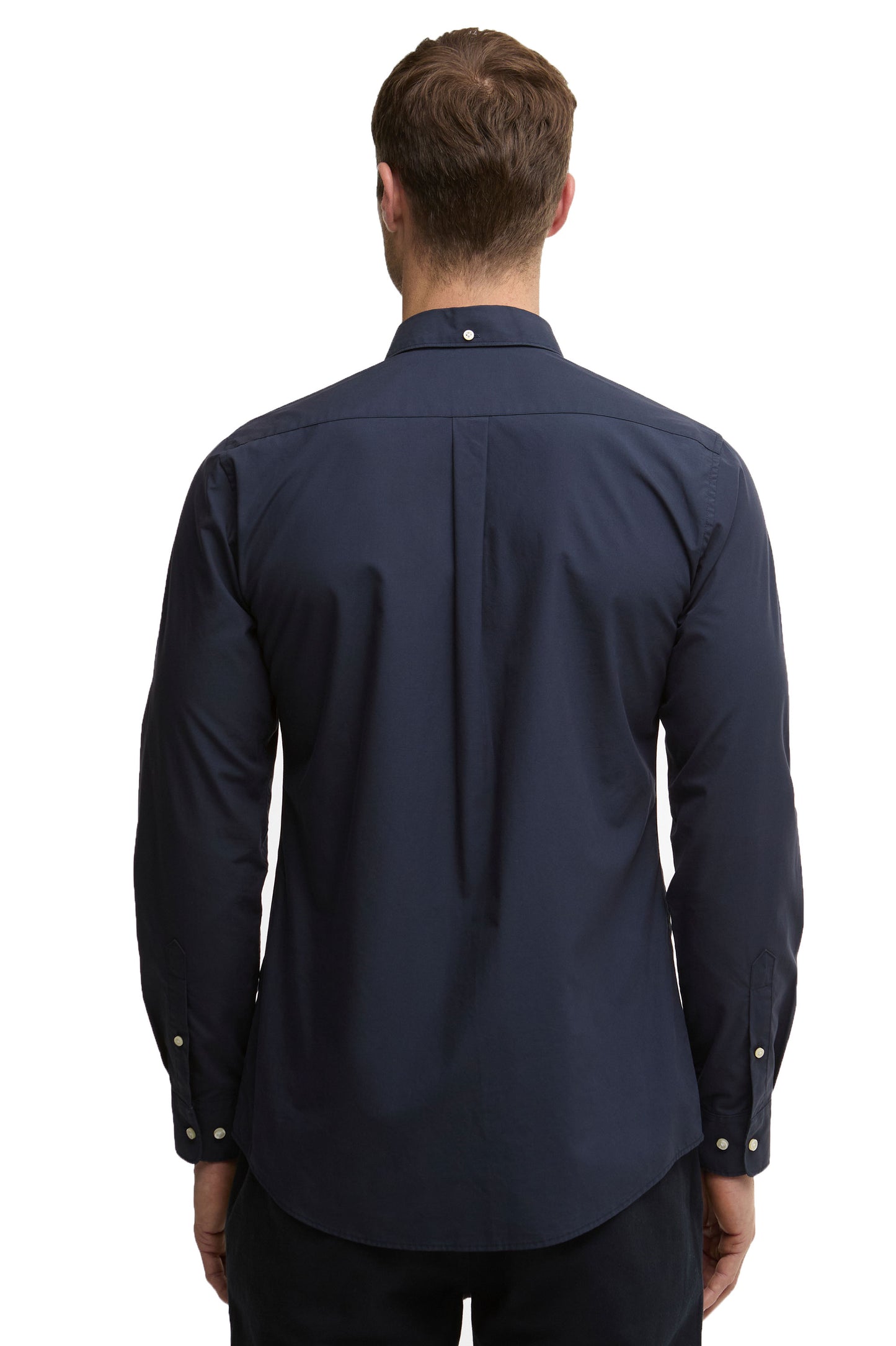 BARBOUR TREEPORT POPLIN SHIRT NAVY