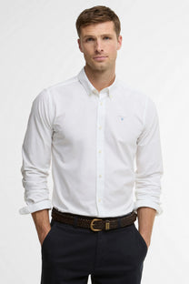 BARBOUR TREEPORT POPLIN SHIRT WHITE Barbour