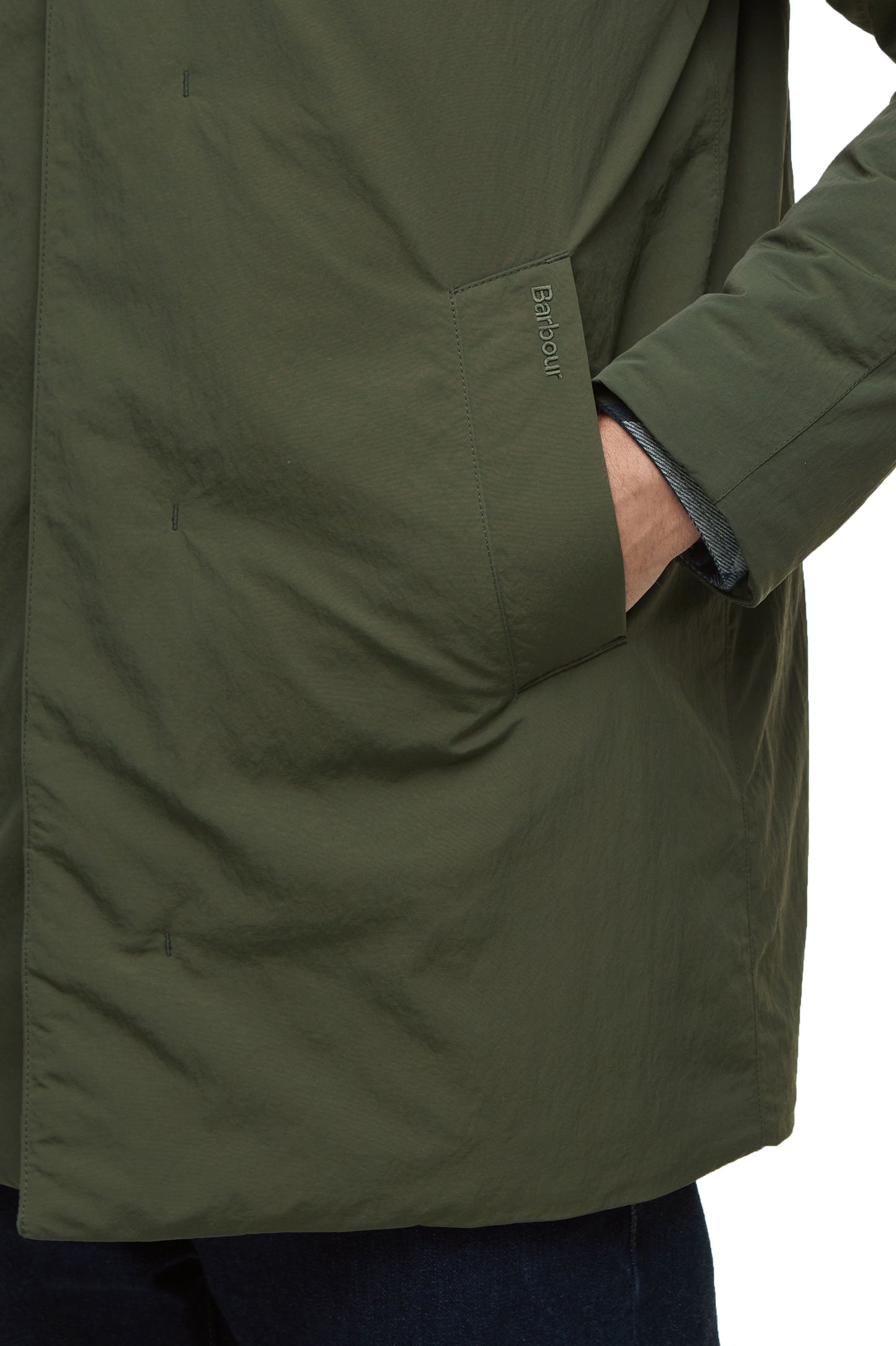BARBOUR WADDED LORDEN JACKET OLIVE