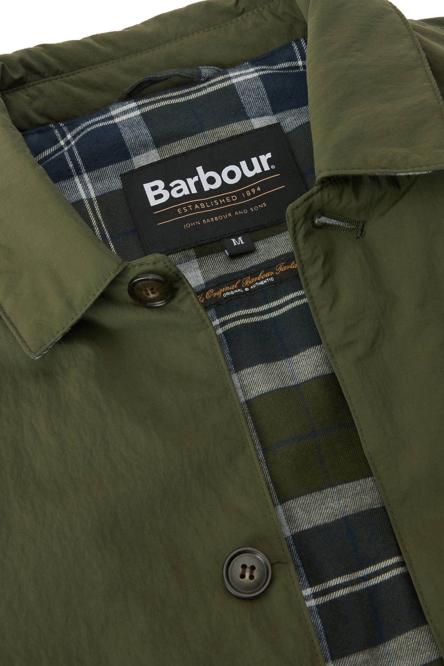 BARBOUR WADDED LORDEN JACKET OLIVE