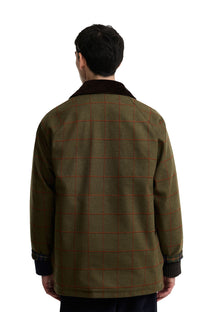 BARBOUR X PAUL SMITH WOOL BEAUFORT JACKET | OLIVE