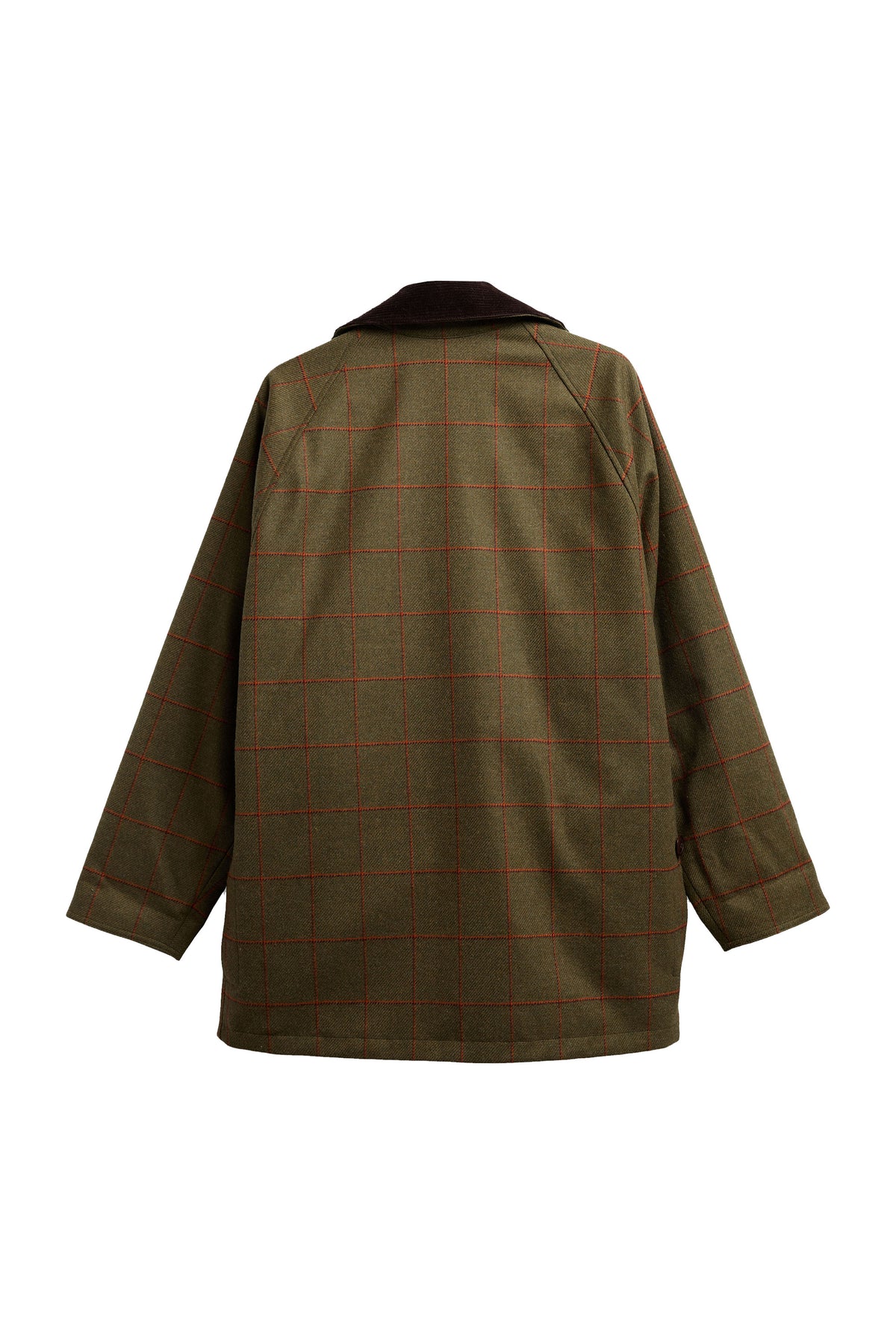BARBOUR X PAUL SMITH WOOL BEAUFORT JACKET | OLIVE