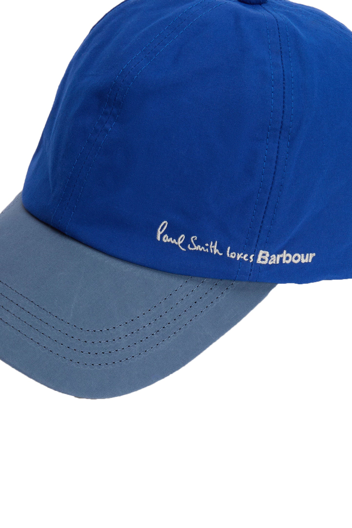BARBOUR X PAUL SMITH CAP ROYAL BLUE