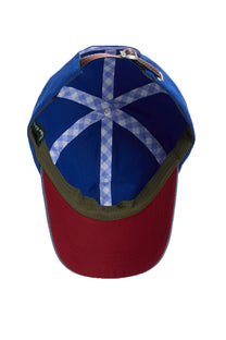 BARBOUR X PAUL SMITH CAP ROYAL BLUE Barbour