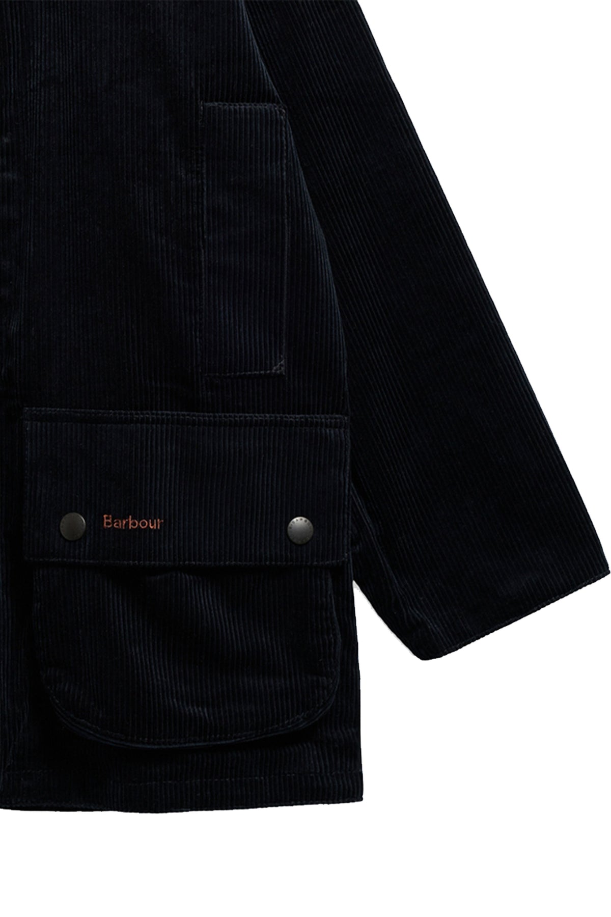 BARBOUR X PAUL SMITH CORD BEAUFORT JACKET DARK NAVY Barbour Michael Stewart Menswear  Jackets
