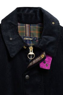 BARBOUR X PAUL SMITH CORD BEAUFORT JACKET DARK NAVY Barbour Michael Stewart Menswear  Jackets
