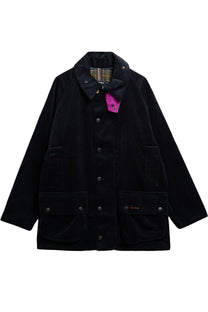 BARBOUR X PAUL SMITH CORD BEAUFORT JACKET DARK NAVY Barbour Michael Stewart Menswear  Jackets
